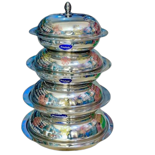 Stainless steel ensemble 4 bols avec couvercle inoxavec couvercle