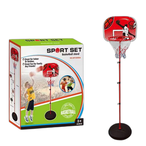 Support de panier de basket ball pour enfants, hauteur réglable de 120 à 150cm, cerceau de basket ball d'intérieur