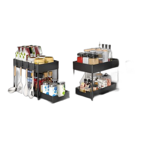 Support de rangement coulissant pour évier de cuisine domestique