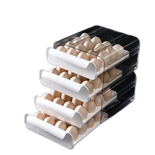 Support de rangement double couche pour 40 œufs – pratique et organisé