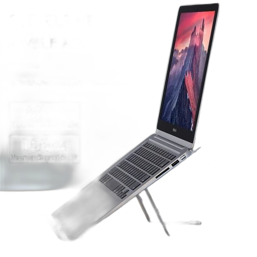 Support ordinateur en aluminium