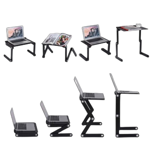 Support pour ordinateur pliable lapdesk ergonomic aluminum