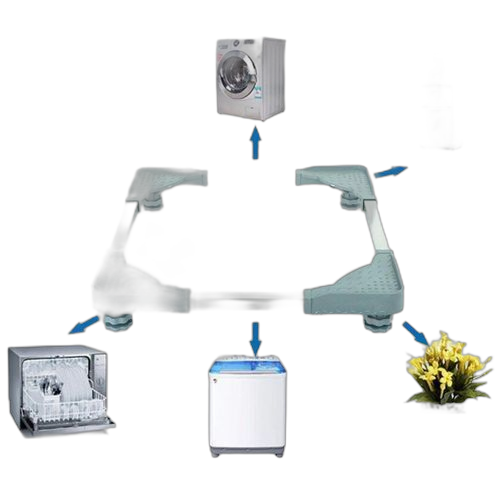 Support réfrigérateur, congélateur, machine à laver, sèche linge, avec 4 pieds