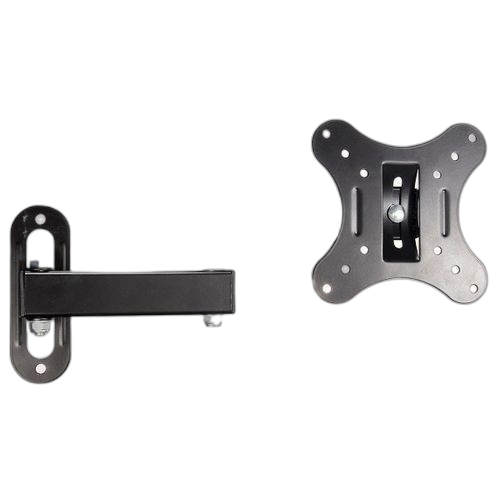 Support tv mural universel pivotant pour 14 27" noir