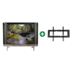 Téléviseur led 24 pouces avec port hdmi & support mural
