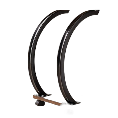 Table d'appoint, table d'appoint roulante, table d'appoint avec étagère de rangement à 2 niveaux en forme de c, petite table de nuit pour salon, chambre à coucher, petits espaces – marron rustique, noir