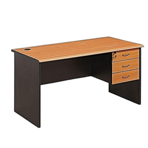 Table de bureau 120cm avec tiroirs bureau de travail