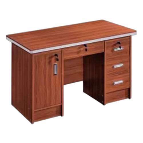 Table de bureau 120cm avec tiroirs de rangement