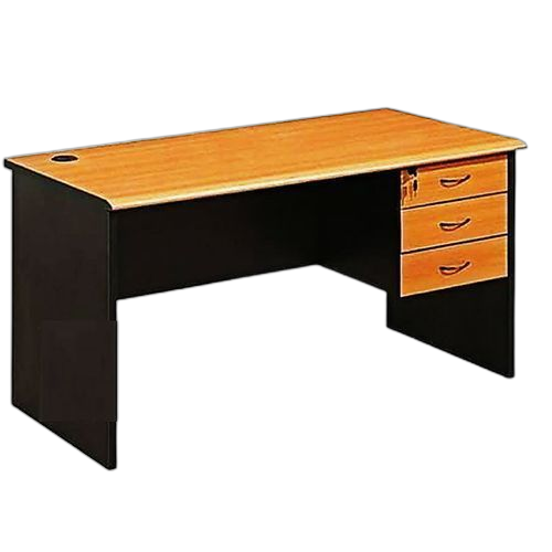 Table de bureau et poste de travail 3 tiroirs 1.20m