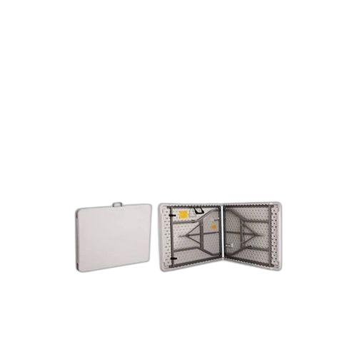 Table pliable 1,80 mètres en plastique avec pieds en métal 4 pieds