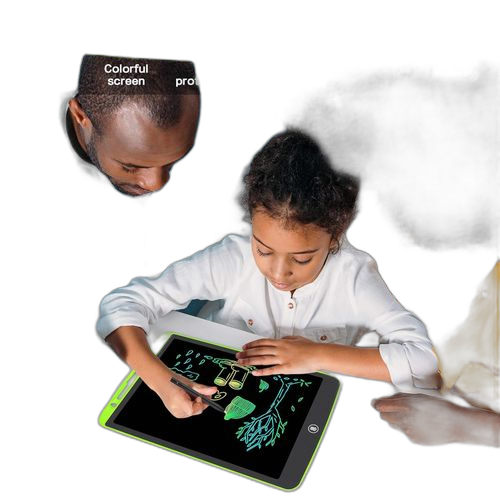 Tablette d'écriture lcd en plastique respectueuse des yeux et portable 8,5 pouces