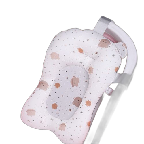 Tapis de baignoire antidérapant pour douche de bébé, support pliable pour nouveau né