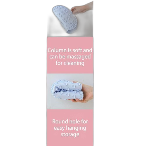 Tapis de sol de salle de bain,brosse exfoliante pour les pieds et les peaux mortes,épurateur de dos – Image 8