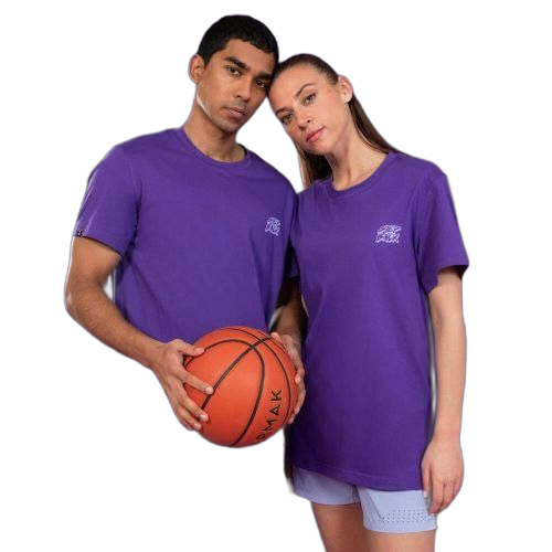 Tarmak ballon de basket bt 900 taille 7 homologué fiba pour garçon et adulte couleur orange
