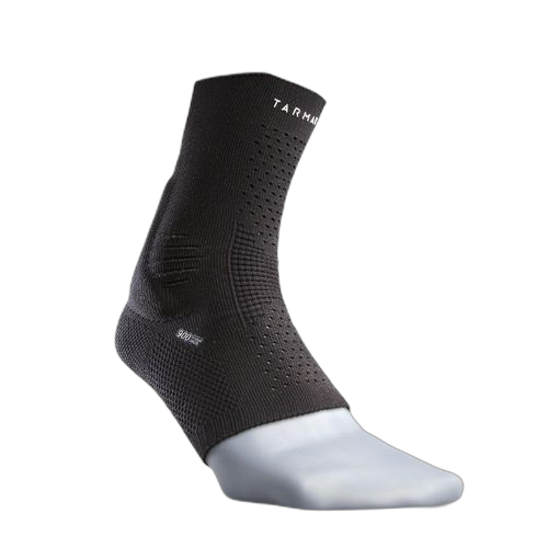 Tarmak chevillère de maintien compressive gauche/droite homme/femme soft 500 noire by decathlon