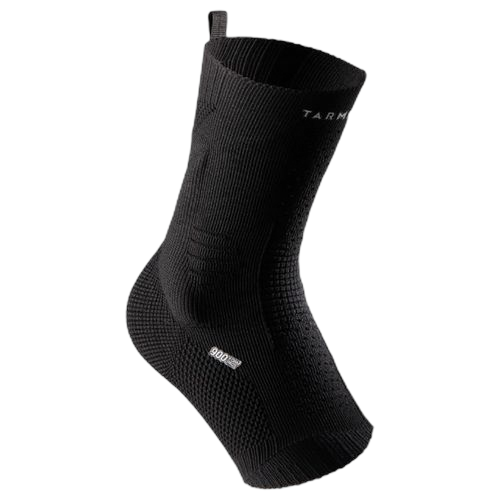 Tarmak chevillère de maintien compressive gauche/droite homme/femme soft 900 noire by decathlon