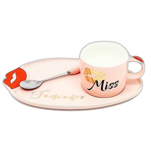 Tasse de luxe en porcelaine tasse plus sous tasse petit déjeuner