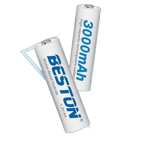 Tc2i pile rechargeable aa pack de 4 beston 3000mah 1.2v
