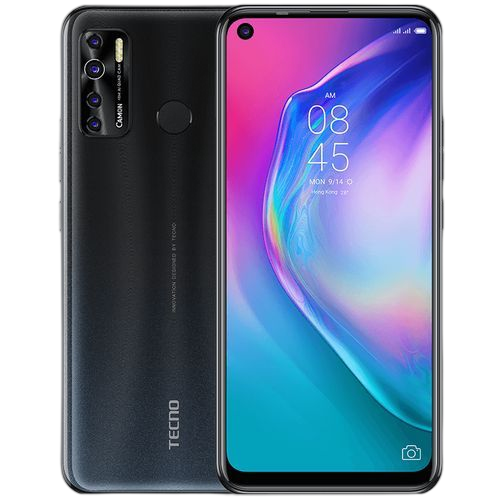 Tecno camon 15 airdouble sim 4g 6.6" rom 64 go ram 3 go caméra 48mp batterie 5000mah gris