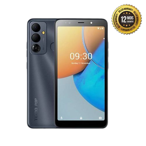 Tecno pop 6 go – écran 6.1″ – rom 32gb – ram 2gb – caméra 5/5mp 5000 mah grey