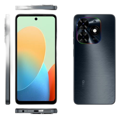 Tecno pop 8 4g ecran 6.6" rom 64go ram 3go black