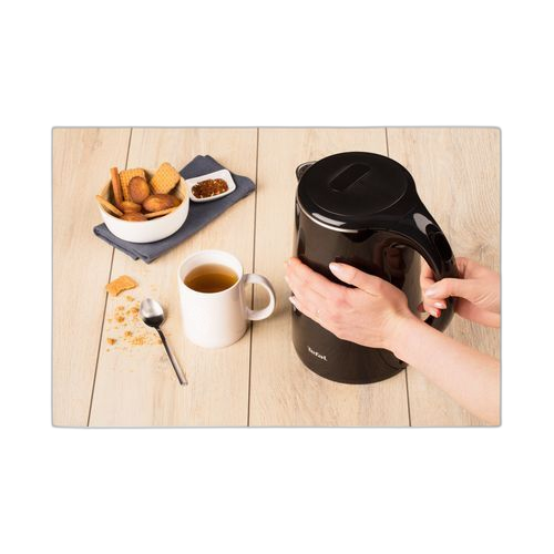 Tefal bouilloire electrique sans fil tefal "safe tea " 1.7 litres 1800w noir – Image 5