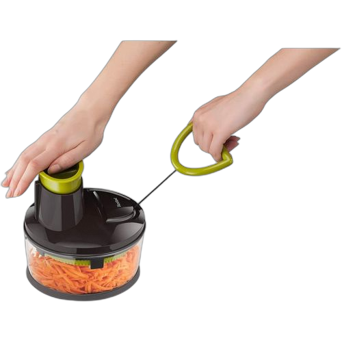 Tefal découpe légumes manuel 5 secondes, noir, vert, transparent k1390114
