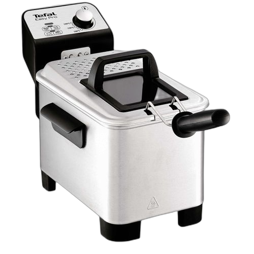 Tefal friteuse easy pro premium 3l + panier en inox 2200 w