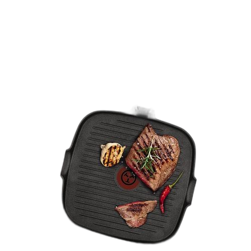 Tefal ideal poêle grill en fonte noir tous feux sauf induction