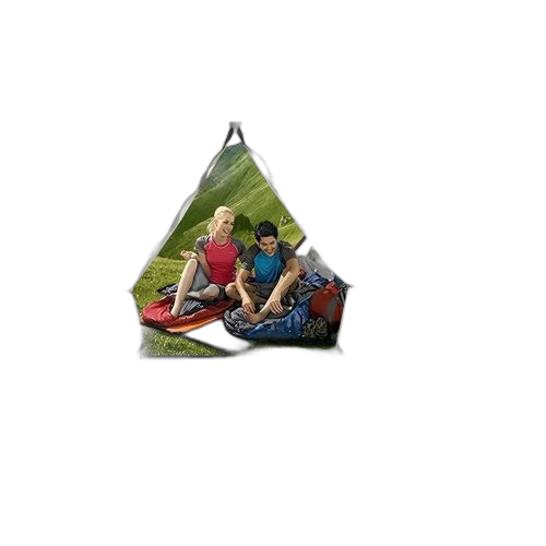 Tente de camping 4 personnes 210×200 cm bleu