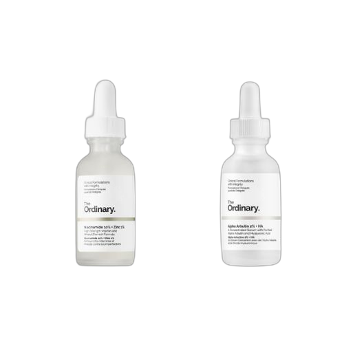 The ordinary pack anti hyperpigmentation (niacinamide + alpha arbutin)