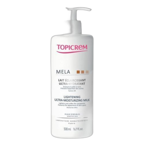 Topicrem soins hyperpigmentation et tâches crème jour 40 ml + lait éclaircissant 500 ml blanc