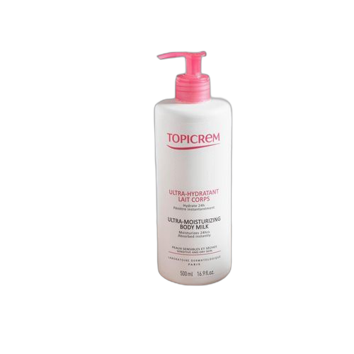 Topicrem soins surgras : ultra hydratant lait corps 500ml + savon surgras 150gr