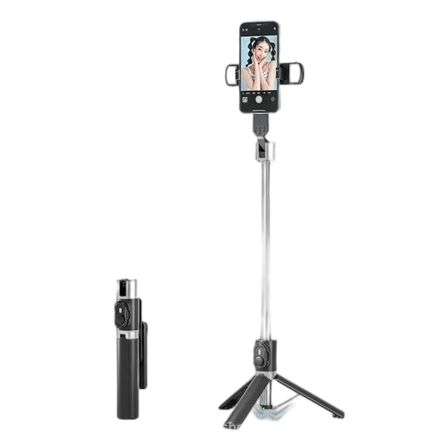 Trépied bluetooth selfie stick +deux lamp lumière d'appoint et télécommande