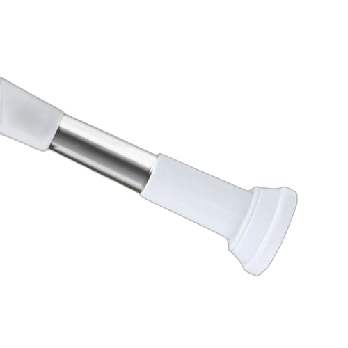 Tringle à rideau de douche rétractable sans perforation en acier inoxydable 201 70 120 cm