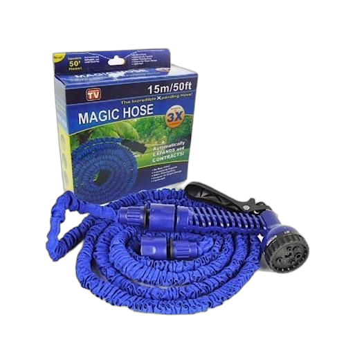 Tuyau arrosage extensible avec pistolet à eau 7 jet de 15m