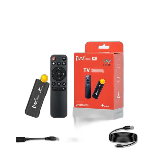 Tv98 décodeur android 12 rk3228a 4k hd double bande wifi5g tv box 2+16g