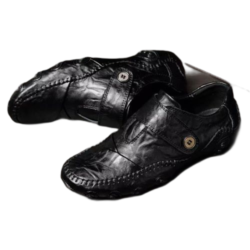 Unbrand driving shoes style 100% cuir original marron