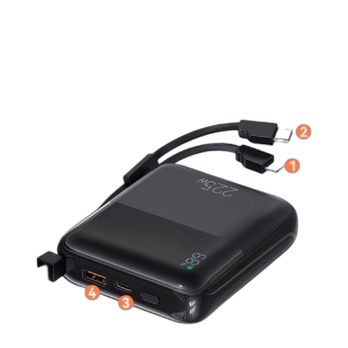 Usams mini power bank avec lanière 22,5w