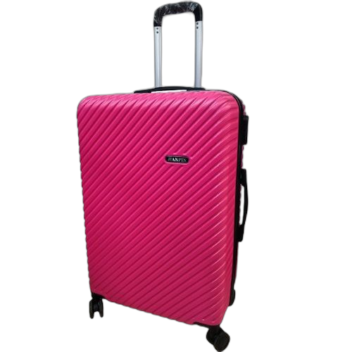 Valise de voyage petite incassable de 23 kg en coque rose