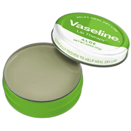 Vaseline lip therapy baume à lèvres en pot métallique aloes – Image 2