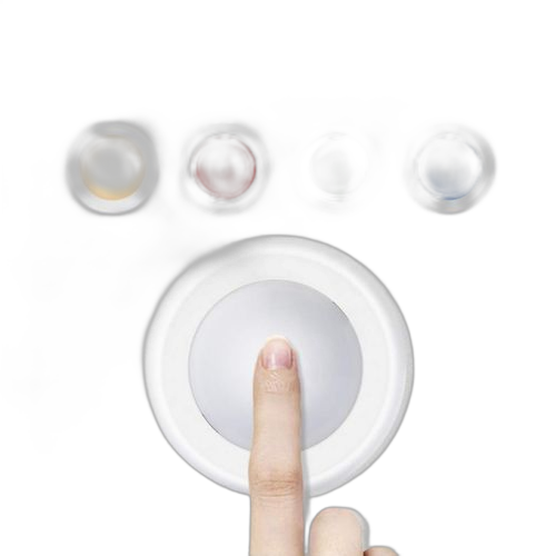 Veilleuse portable led 16 couleurs à intensité variable avec télécommande et commande tactile