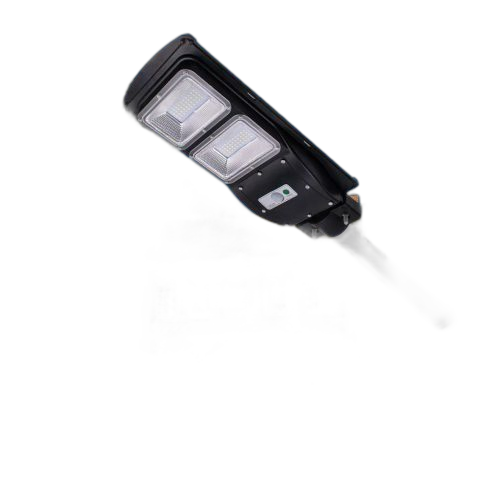 White kit lampe solaire détecteur de mouvement intégré panneau solaire 2 piles