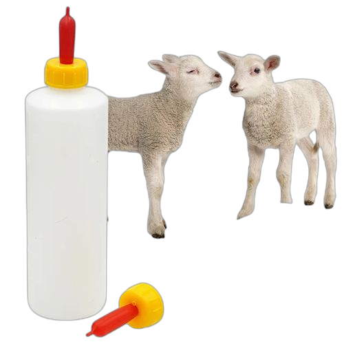 White label 10 tétines de biberon à visser pour agneau , petit animal