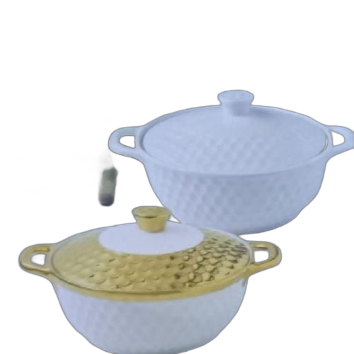 White label bols à soupe en céramique avec poignées pots allant au four
