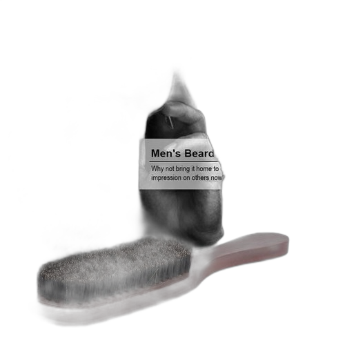 White label brosse à cheveux pour pour barbe