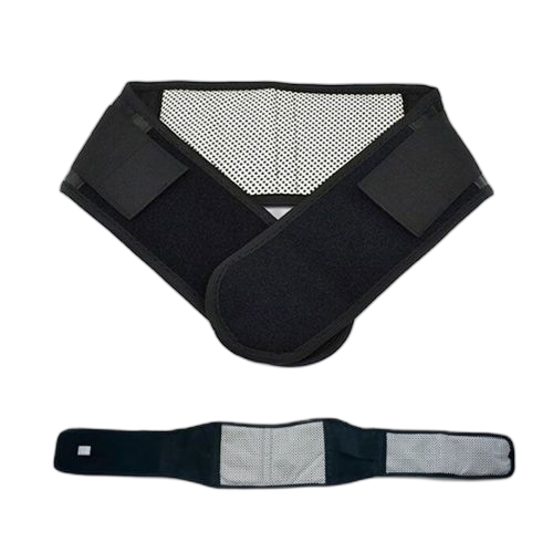 White label ceinture lombaire réglable auto chauffante noir