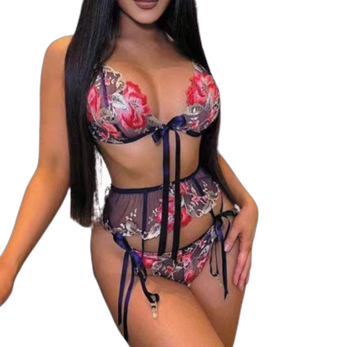 White label ensemble slip et soutien avec bande sexy