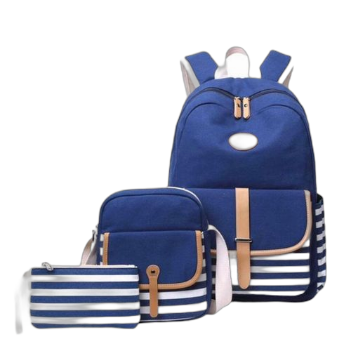 White label fashion sac à dos de qualité 3 pièces pour enfants
