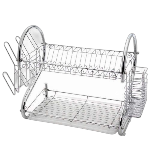 White label égouttoir à vaisselle de cuisine en métal d'acier 1pcs